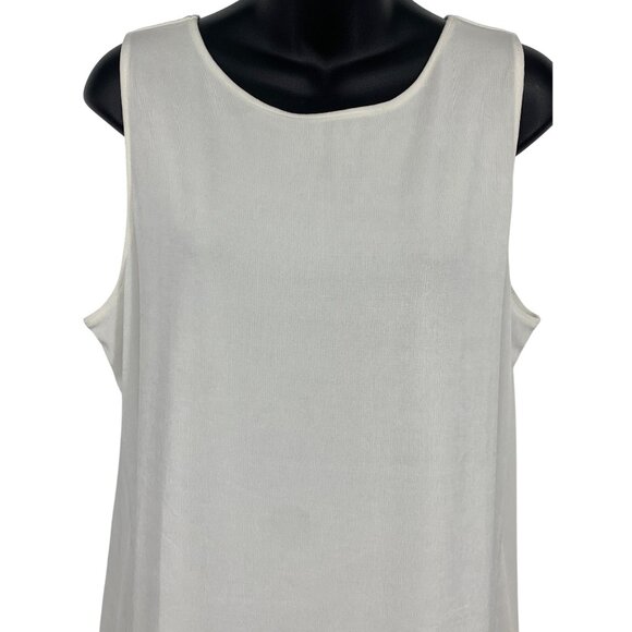 Chicos Travelers Essentials Reversible Winter Drift Tank Top Size 2 Large New - Picture 3 of 7